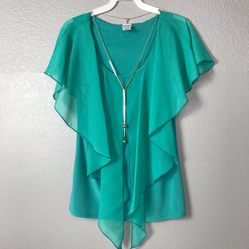 Turquoise Blum Blouse